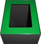 V-Part top voor modulaire afvalbak60 l, 