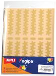 Apli Metallic stickers sterren goud, 128