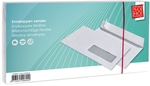 SOHO enveloppen, 110 x 220 mm (DL), stripsluiting, venster rechts, pak van 25 stuks