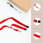 Europel badgekoord, rood, pak van 10 stuks