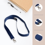 Europel cordon pour porte-badge, bleu, paquet de 10 pièces