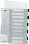 Leitz WOW printbare index, 10 tabs,zwart
