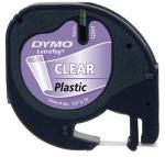 Dymo ruban plastique transparent pour Le