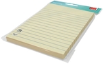 SOHO memoblok, 101 x 152 mm, 100 vel, gelijnd, geel, etui van 1 blok