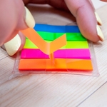 SOHO index onglets, étroit, blister de 5 couleurs, 20 feuilles par couleur