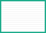 SOHO flashcard, gelijnd, ft A6, groen, pak van 50 vel