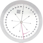 SOHO koershoekmeter, 12,6 cm, transparant