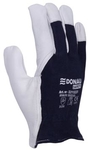 DONAU SAFETY gants de travail, blanc-bleu, XL, taille 10