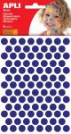 Apli Stickers cirkels, blauw, diameter: 