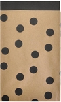 Sachet cadeau, 12 x 19 cm, paquet de 200 pièces, kraft, boule, noir