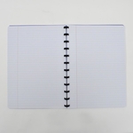 SOHO Trend schrift met ringen, A4, 80 vel, met kantlijn, commercieel geruit, geassorteerde kleuren