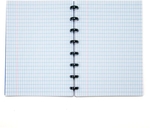 SOHO Trend schrift met ringen, A5, 80 vel, met kantlijn, commercieel geruit, geassorteerde kleuren