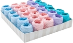 Ruban cadeau, 20 m, raffia, couleurs assorties