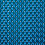 Papier cadeau, 150 m x 30 cm, plume de paon, bleu