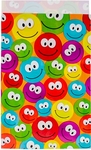 Sachet cadeau, 12 x 19 cm, paquet de 200 pièces, smiley