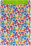 Sachet cadeau, 25 x 34 cm, paquet de 100 pièces, lettres