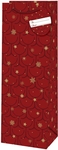 Sac cadeau verres de vin et étoiles, pour bouteille, 9 x 36 x 13 cm