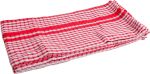 Handdoek, ft 50 x 70 cm, gewafeld,rood, 