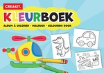 Creakit kleurboek Kids, A4, 24 keurplaten, kaft lichtblauw
