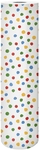 Papier cadeau, 150 m x 30 cm, confettis, fond blanc