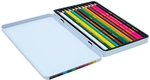Creakit aquarelpotloden Premium, metalen doos van 12 stuks in geassorteerde kleuren