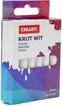 Creakit krijt, ophangetui van 12 stuks, wit