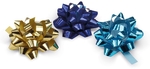 Noeud cadeau, autocollant, 35 mm, boîte de 12 pièces assorties, Noël Bleu