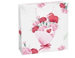 Sac cadeau Bouquet d'Amour, S, 6 x 15 x 15 cm
