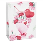 Sac cadeau Bouquet d'Amour, L, 20 x 33 x 27 cm