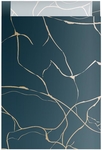 Sachet cadeau, 25 x 34 cm, paquet de 100 pièces, Luxury, bleu foncé