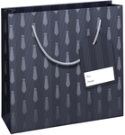 Sac cadeau cravate noir, S, 6 x 15 x 15 cm