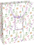 Sac cadeau Floral, M, 10 x 23 x 19 cm