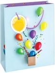 Sac cadeau ballon surprise, M, 10 x 23 x 19 cm