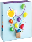 Sac cadeau ballon surprise, L, 20 x 33 x 27 cm