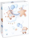 Sac cadeau petit garçon, L, 20 x 33 x 27 cm