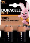 Duracell batterij Plus 100% 9V, blister 