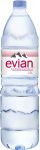 Evian water, fles van 1,5 liter, pak van