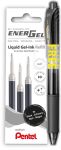 Pentel vulling Energel, 0,7 mm, zwart, 3