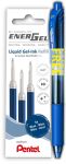 Pentel vulling Energel, 0,7 mm, blauw, 3