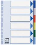 Esselte Intercalaire PP A4 6 ongl ass