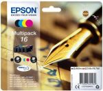 EPSON 16 inktcartridge zwart en drie kleuren standard capacity 14.7ml
