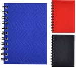 SOHO notitieboek, 8 x 14,5 cm, spiraal, geruit geassorteerde kleuren