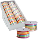 Ruban cadeau, 6 x 5 mm x 10 m, America, couleurs assorties