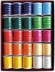 Ruban cadeau, 10 mm x 10 m, multicolori