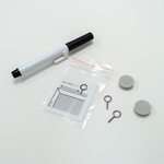 SOHO whiteboard, gelakt staal, magnetisch, 60 x 40 cm, houten frame