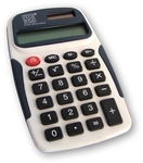 SOHO calculatrice de poche, blanc-noir