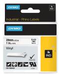 Dymo RHINO tape vinyl, 24 mm x 5,5m, zwa