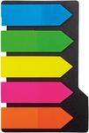 SOHO index onglets, flèches, blister de 5 couleurs, 25 feuilles par couleur
