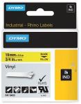 Dymo tapes RhinoPRO 19 mm x 5,5 m,geel, 