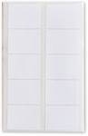 SOHO etiketten, wit, 24 x 32 mm, etui van 60 stuks